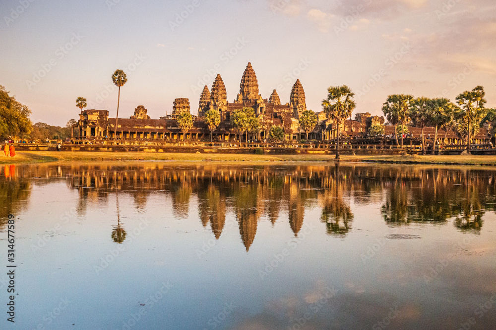 Sunset of Angkor Wat, Cambodia