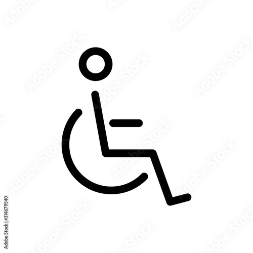 Invalid Icon - Vector Illustration .