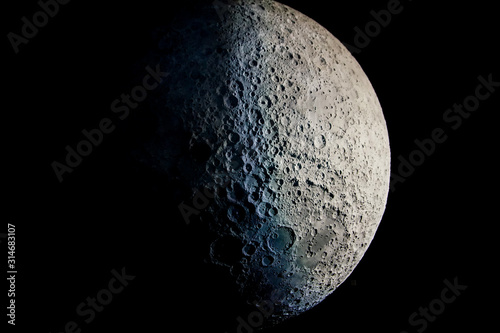 close up full moon