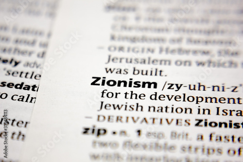 Word or phrase Zionism in a dictionary.