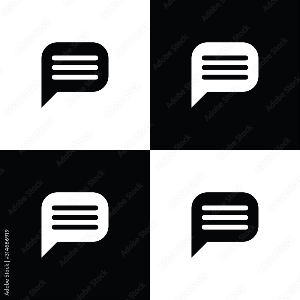 Comment icon for web and mobile Comment icon for web and mobile