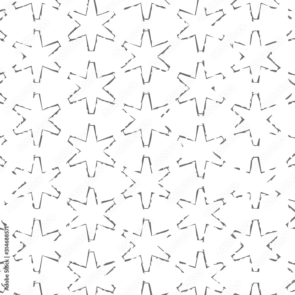 Seamless vector pattern in ornamental style. Geometric desing texture for gift.