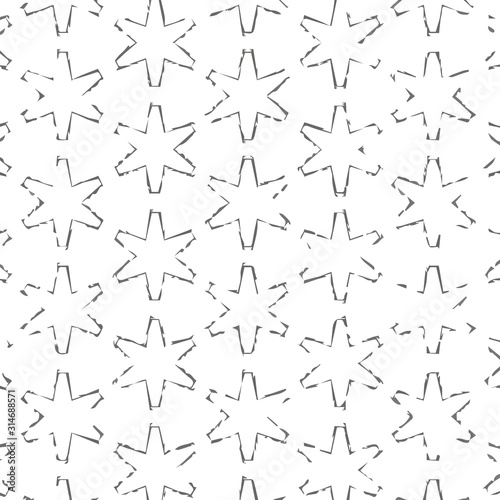 Seamless vector pattern in ornamental style. Geometric desing texture for gift.