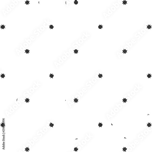 Seamless vector pattern in ornamental style. Geometric desing texture for gift.