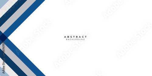 White Dark Blue Box Rectangle Abstract Background Vector Presentation Design