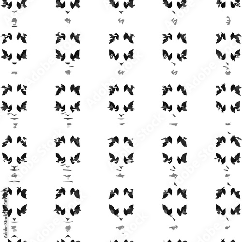 Seamless vector pattern in ornamental style. Geometric desing texture for gift.