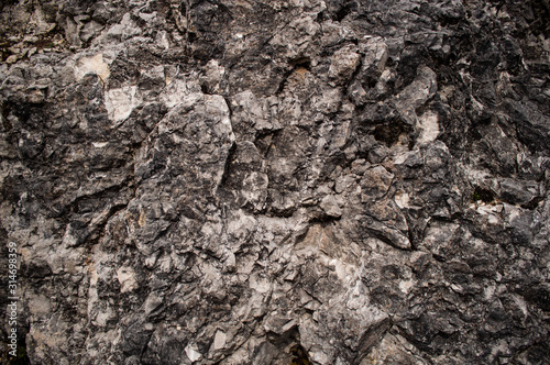 Rough stone texture in detail