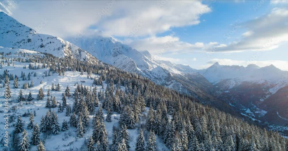 Hyperlapse drone au Truc, Saint Gervais, France