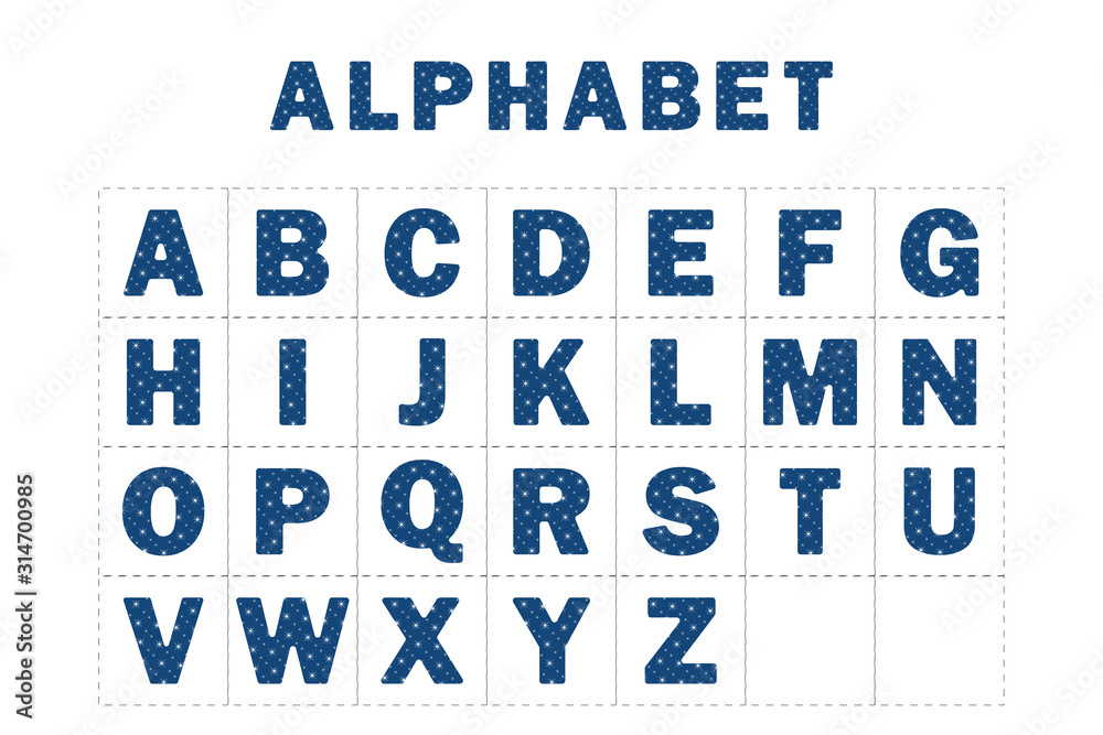 Latin Alphabet Letters