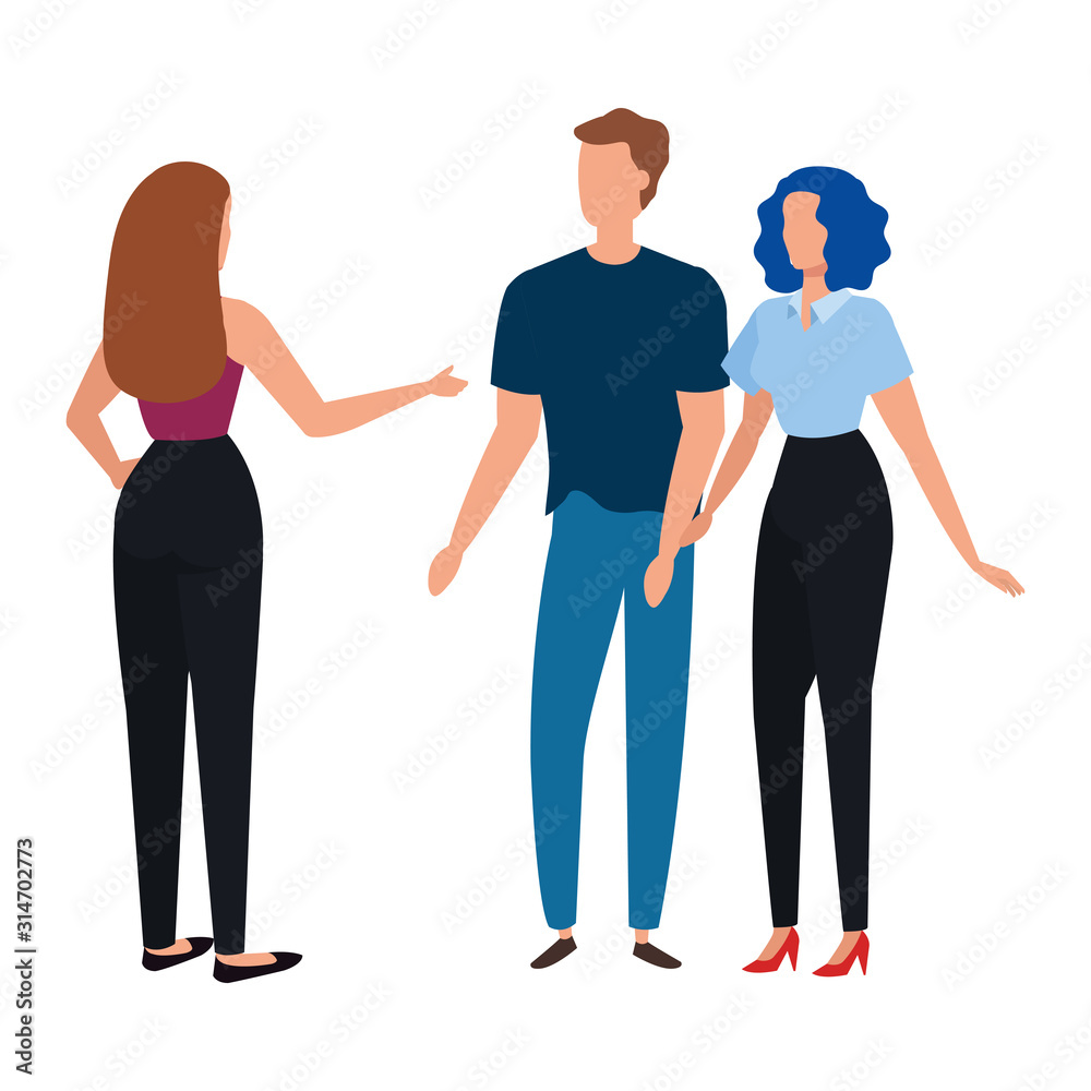 business people elegant avatar character vector illustration design business people elegant avatar character vector illustration design