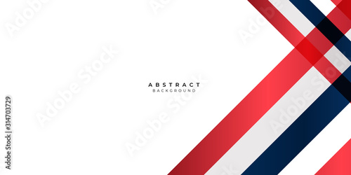 White Red Silver Gradient Blue Box Rectangle Abstract Background Vector Presentation Design