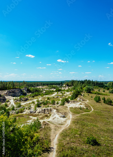 Babia Dolina Quarry in Jozefow, Roztocze, Lublin Voivodeship, Poland photo