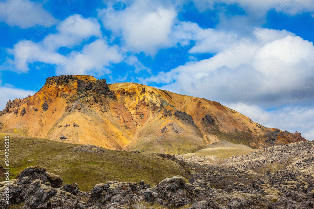 The mountains National Park Lanmannalaugar