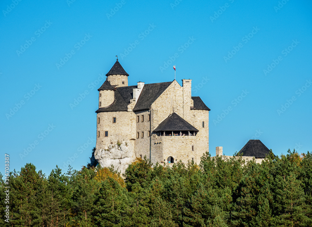 Bobolice Royal Castle, Trail of the Eagles' Nests, Krakow-Czestochowa Upland or Polish Jurassic Highland, Silesian Voivodeship, Poland Bobolice Royal Castle, Trail of the Eagles' Nests, Krakow-Czestochowa Upland or Polish Jurassic Highland, Silesian Voivodeship, Poland