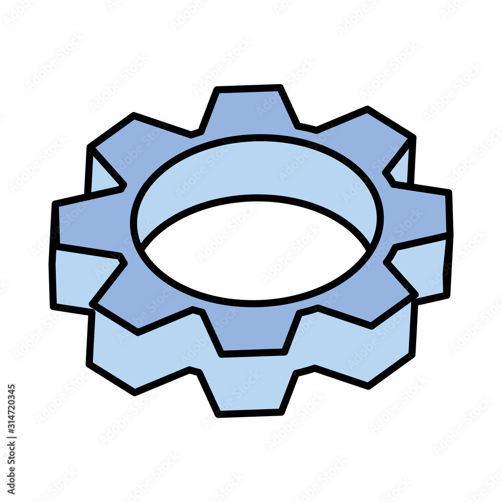 gearwheel tool on white background gearwheel tool on white background