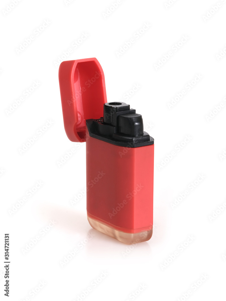 Gas lighter isolated on a white background Gas lighter isolated on a white background