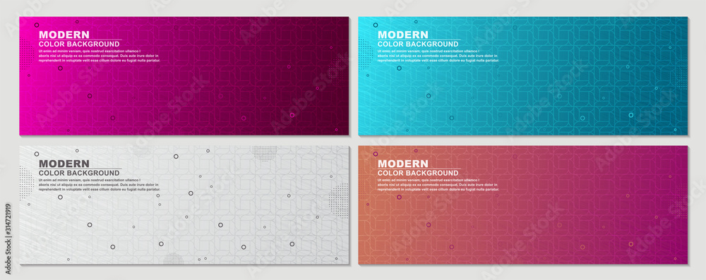 collection of colorful gradient banners collection of colorful gradient banners