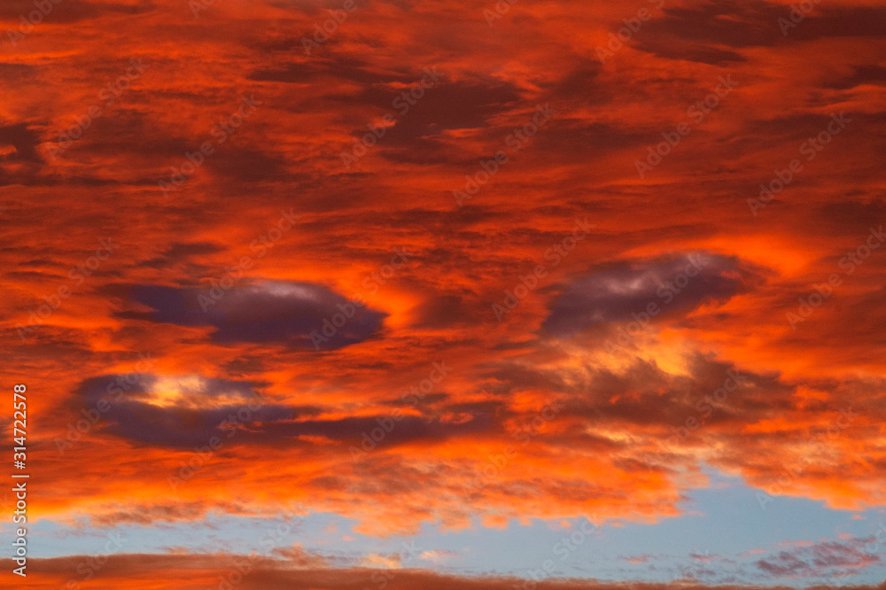 Sunset Cloud Monster