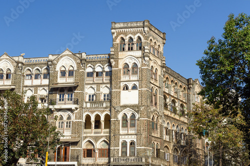 Indian mercantile chambers building in Mumbai. India