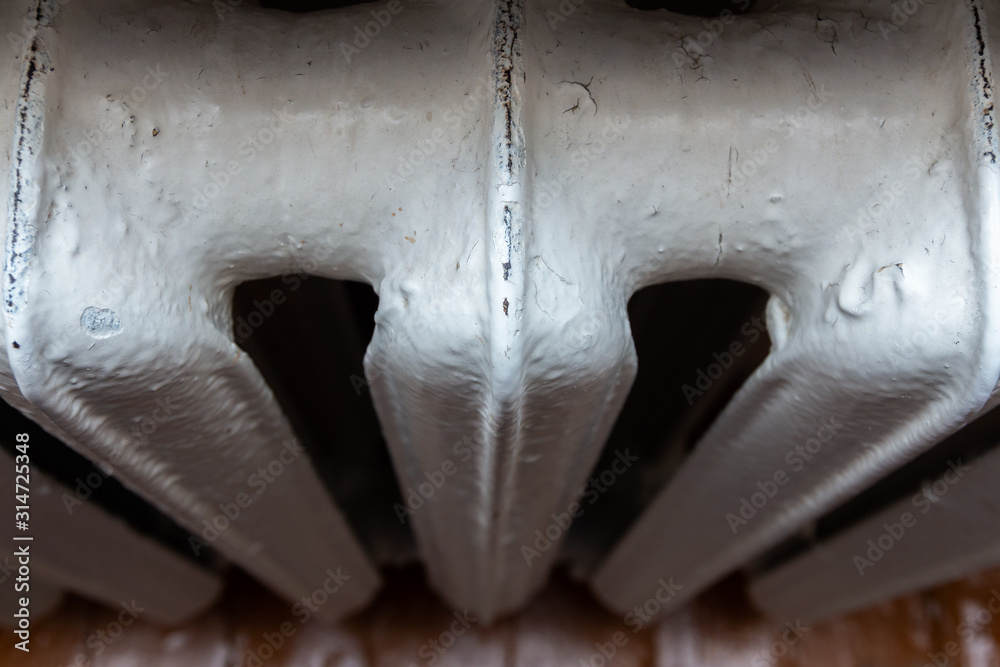 Obraz premium old heating radiator