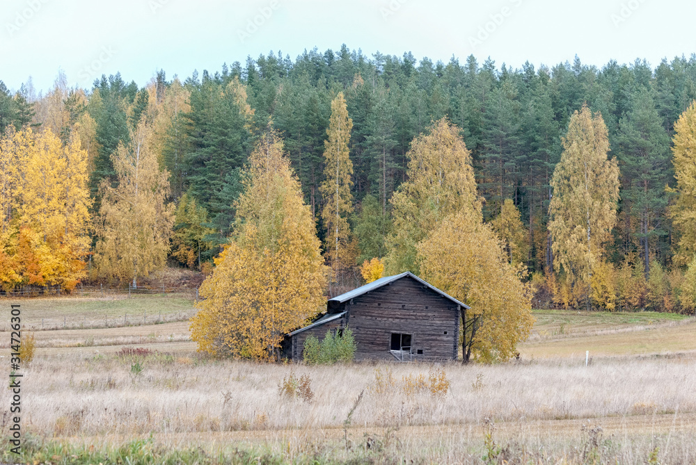 Old farm building in Finland