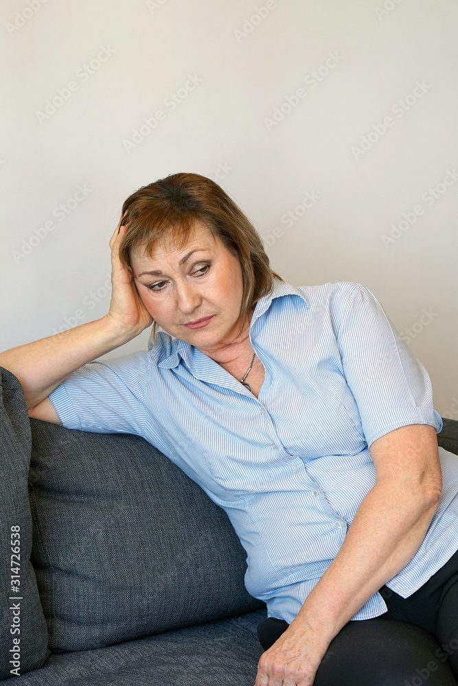 Sad senior woman. Mature woman sad middle aged worried concerned about problems, serious depressed senior female widow crying grieving mourning. Sad senior woman. Mature woman sad middle aged worried concerned about problems, serious depressed senior female widow crying grieving mourning.