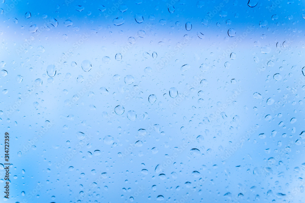 Raindrops on glass Raindrops on glass