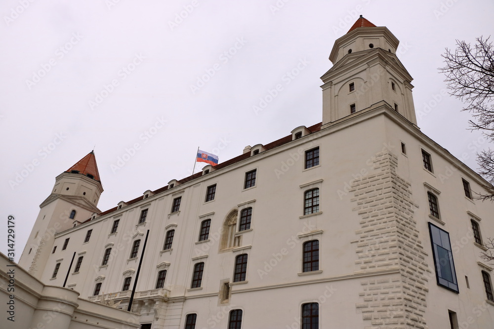 Castle in Bratislava - Slovakia in winter Castle in Bratislava - Slovakia in winter