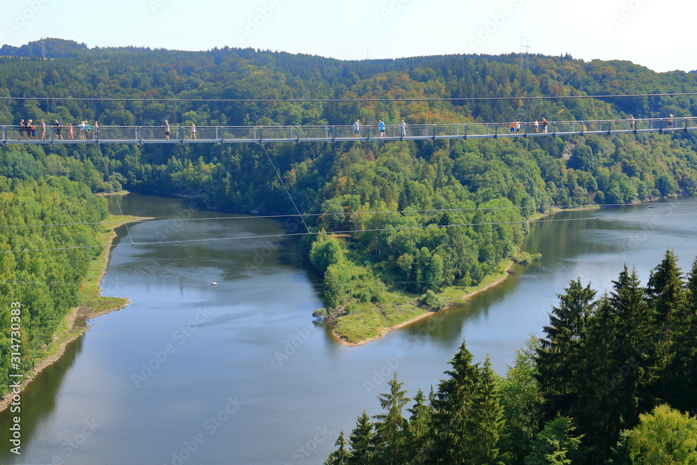 Rappbode dam and reservoir in Germany