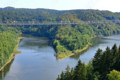 Rappbode dam and reservoir in Germany