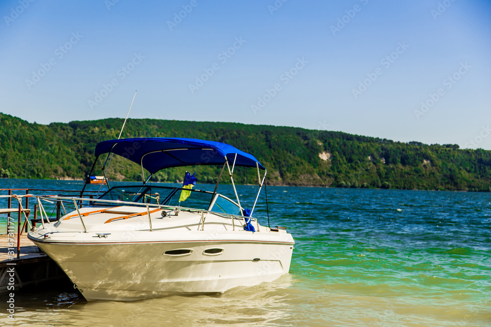 Fototapeta premium sea tour boat, outdoor recreation