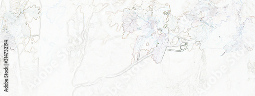 panorama of autumn leaves