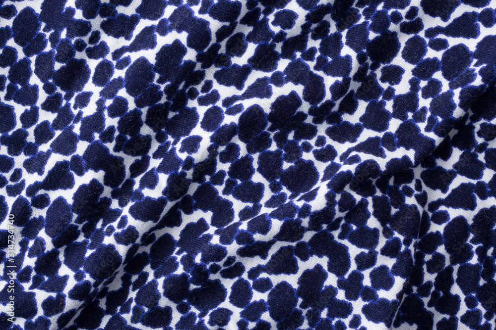 Obraz premium spotted pattern fabric texture fabric background.