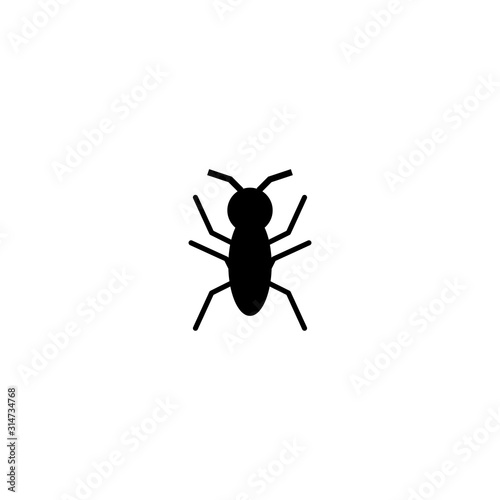 Termite icon. Bug sign. Logo design element