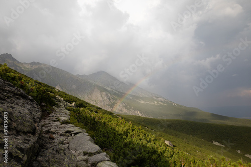 High Tatras in Slovakia rainbow in the mountains © Hedvika