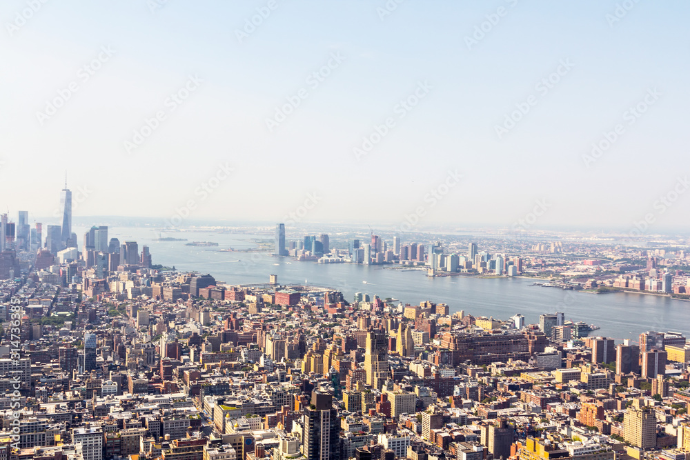 Manhattan air view