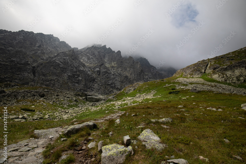 High Tatras mountains in Slovakia landscape