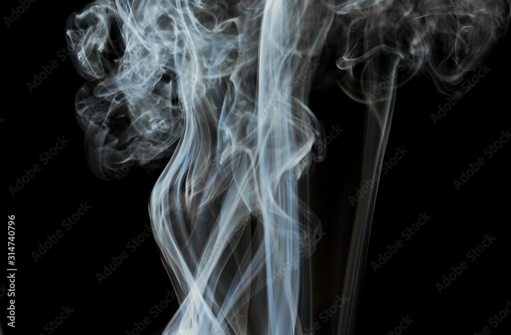 Smoke isolated on black background and texture, clipping path Smoke isolated on black background and texture, clipping path