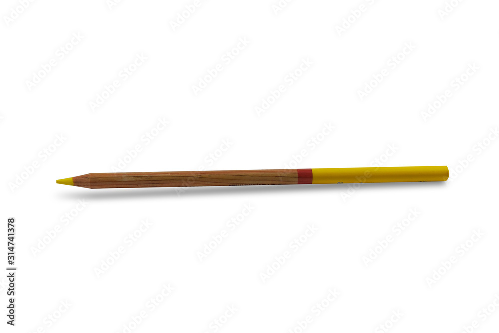Pencil with Copy Space Isolated on a White Background. Pencil with Copy Space Isolated on a White Background.