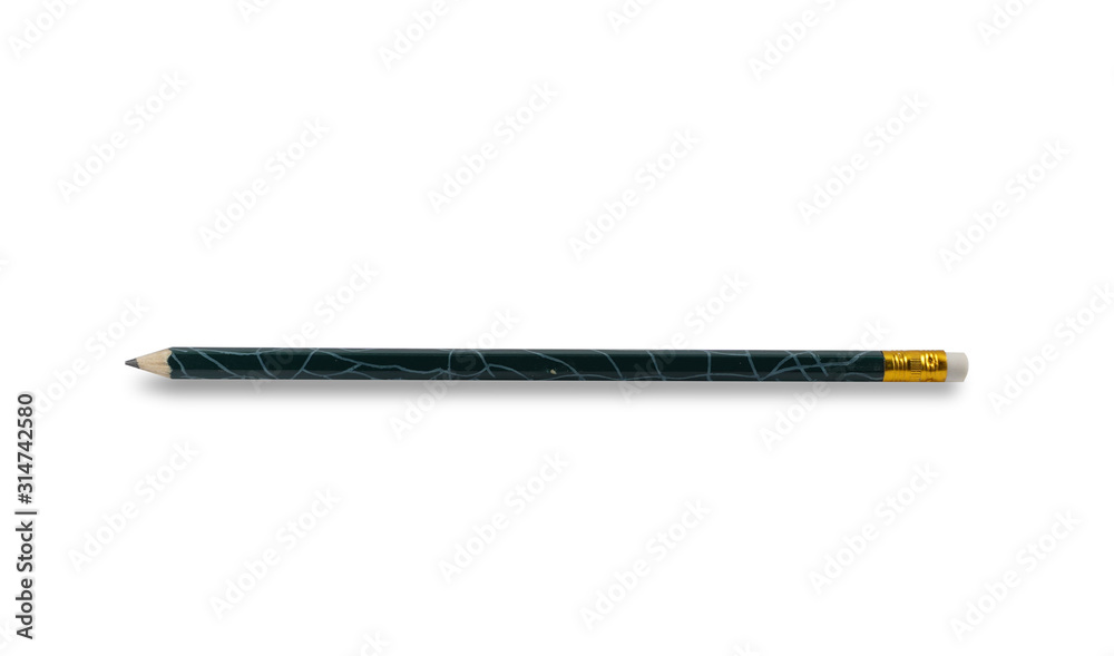 Pencil with Copy Space Isolated on a White Background. Pencil with Copy Space Isolated on a White Background.