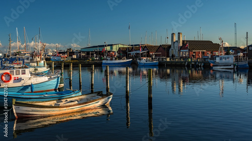 Denmark - Reflections of the Boats - Dragor