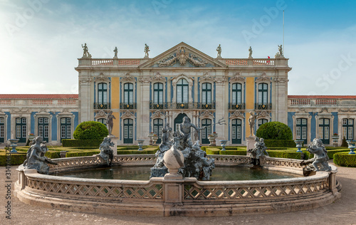 View in the park of Queluz palace
