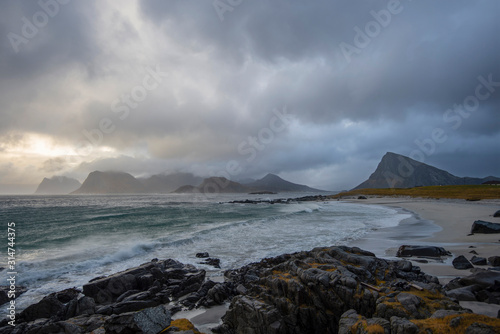 Coastal scene from Lofoten islands