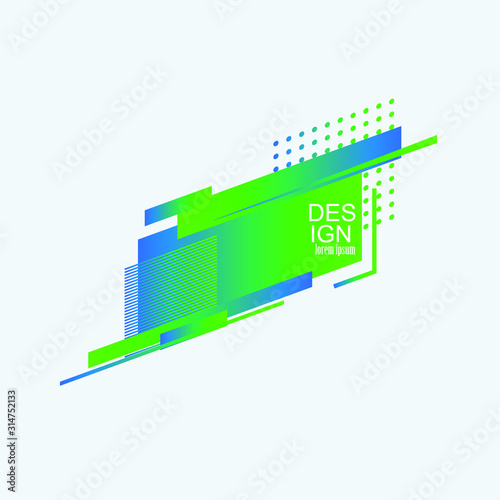 Set of multicolored abstract badges. Dynamical colored forms and lines. Gradient abstract banners with flowing liquid shapes. Template for logo, flyer, presentation