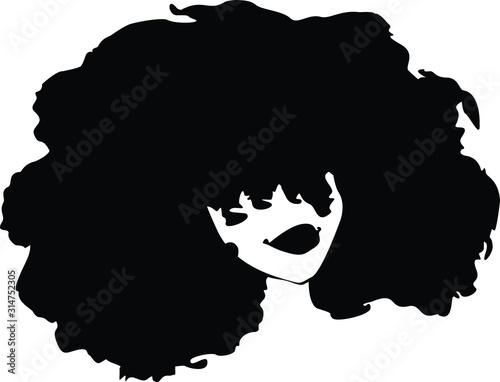 Afro Woman Black Magic Silhouette Magic