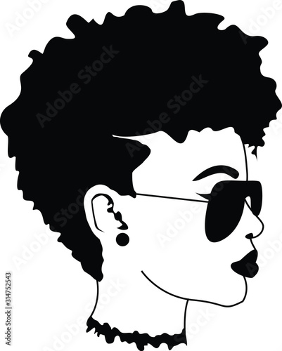 Afro Woman Black Magic Silhouette Magic