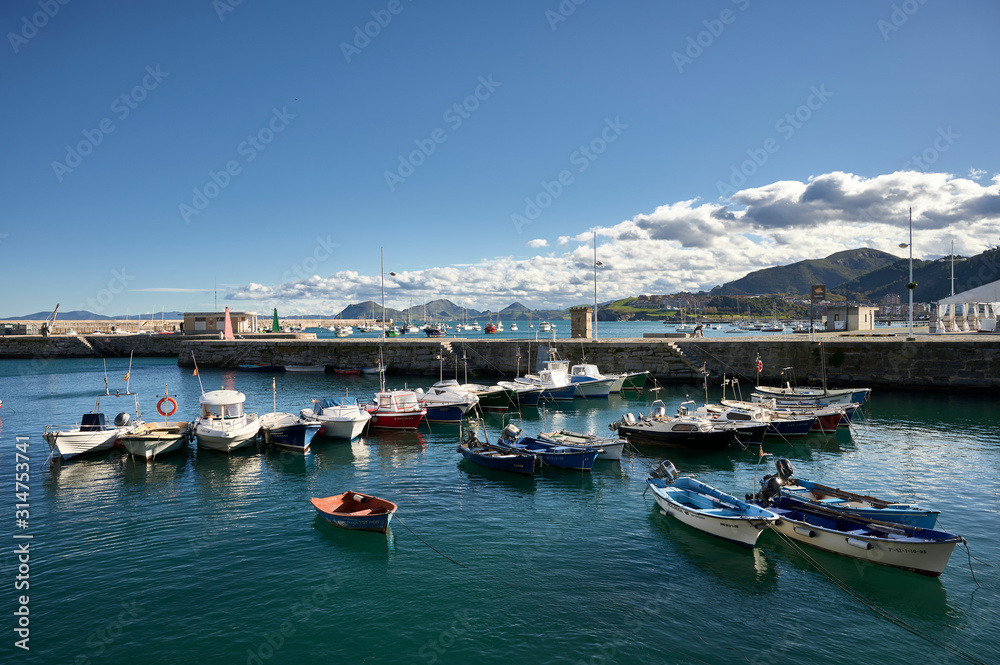 Marina of Castro Urdiales, Cantabria, Spain