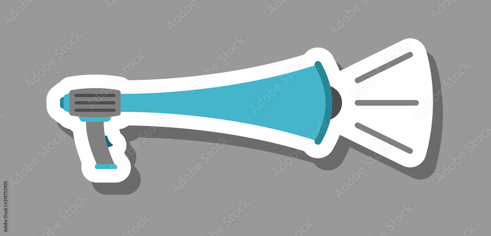 Megaphone icon for presentation symbols Megaphone icon for presentation symbols