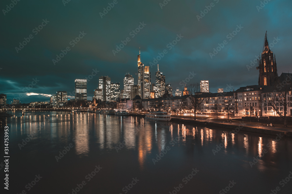  Dom-Römer. The city of old old building in the city of Frankfurt am Main. Old houses and buildings in Germany. 10.01.2020 Frankfurt am Main Germany.