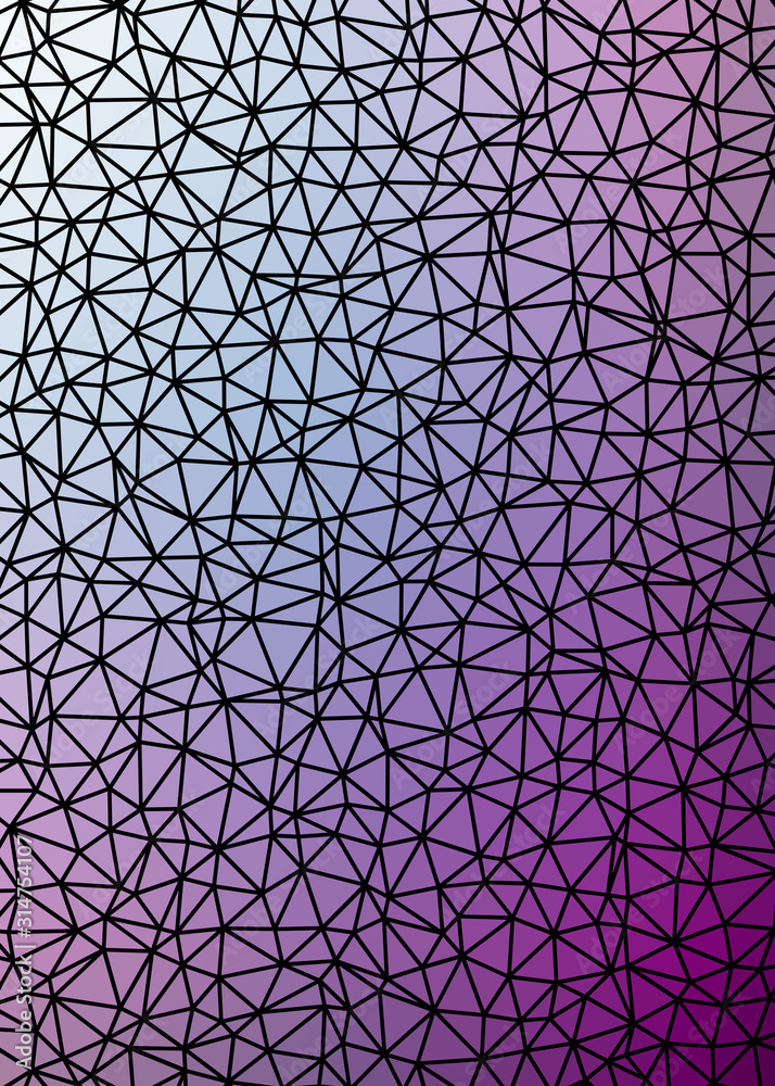 Obraz premium Abstract Low Polygon gradient Generative Art background illustration